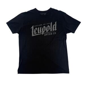 black Leupold t-shirt men's XL